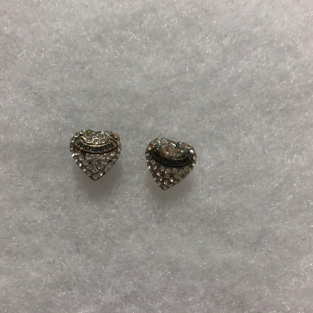Juicy Couture heart earrings